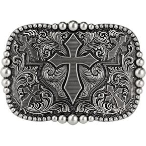 Vintage Celtic Pattern Cross Belt Buckle For Men Women