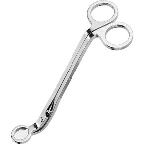 Candle Wick Trimmer ، Wick Clipper Cutter Scissor (Silver)