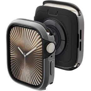 حافظة MAGEASY من الألومنيوم لساعة Apple Watch Ultra 2 من الألومنيوم بدرجة الطائرات، حافظة Apple Watch Ultra 49 ملم، هيكل صلب مع ممتص للصدمات داخلي حماية قصوى لساعة iWatch، Odyssey - تيتانيوم