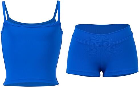 Active Set with camisole top and shorts for Dance, Gymastics, Yoga in Saudi Arabia