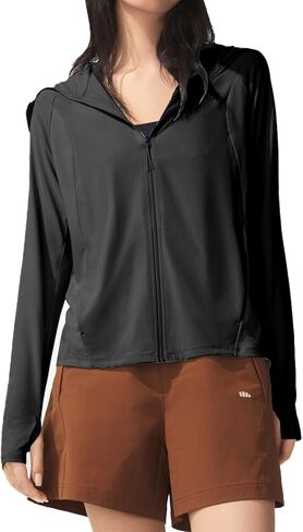 BENEUNDER Women's UPF 50+ Sun Protection Lightweight Hoodie Jacket Long Sleeve Active Sun Shirts for Outdoor Hiking Workout in Saudi Arabia