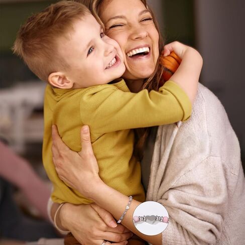 FIRAZIO New Mom Gifts Healing Natural Stone Bracelets for Pregnant Women, Mommy Mama To Be Pregnancy Must Have, First Time Mom Essentials, Mother's Day Pregnancy Gifts for Expectant Moms in Saudi Arabia
