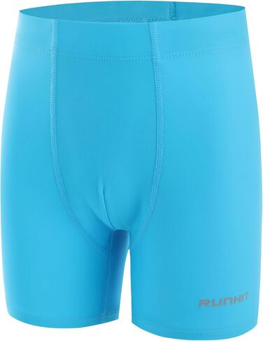Runhit Boys Swim Jammers Square Youth Swim Space Team Timsuits Athletic Quick Dry Swimming Shorts UPF 50+ in Kuwait