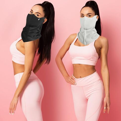 قناع الوجه الحماية من أشعة الشمس UV UPF 50+ تغطية الرقبة 3D للتنفس للمشي لمسافات طويلة in Kuwait