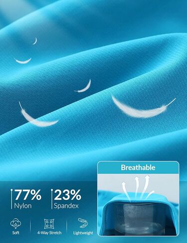 baleaf Women's Bermuda Long Shorts Knee Length Quick Dry Zipper Pockets Lightweight Hiking Cycling UPF 50+ in Kuwait