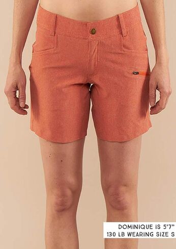 Club Ride Apparel Women's Eden Cycling Shorts with Level 2 Chamois - 7-Inch Biking Shorts with Removable Chamois Liner in Saudi Arabia