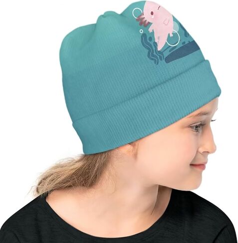 Kids Knitted Beanie Winter Hat Cold Weather Warm Toddler Baby Cap Girls Boys Beanies Hat Outdoors Headwear in Kuwait