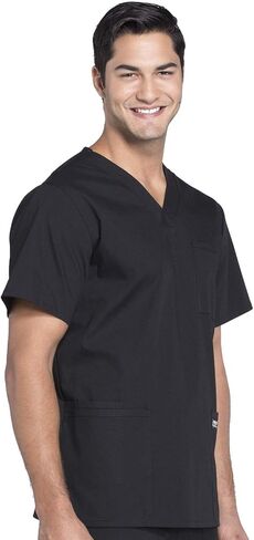 Cherokee Scrubs for Men Workwear Professionals V-Neck 4 Pocket Scrub Top WW695 in Saudi Arabia