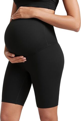 CRZ Yoga Womens Butterluxe شورتات راكب الدراجة النارية الأمومة فوق البطن 8 " - الحمل يوجا تمرين Activewear in Kuwait