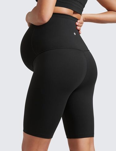 CRZ Yoga Womens Butterluxe شورتات راكب الدراجة النارية الأمومة فوق البطن 8 " - الحمل يوجا تمرين Activewear in Kuwait