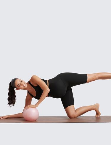 CRZ Yoga Womens Butterluxe شورتات راكب الدراجة النارية الأمومة فوق البطن 8 " - الحمل يوجا تمرين Activewear in Kuwait