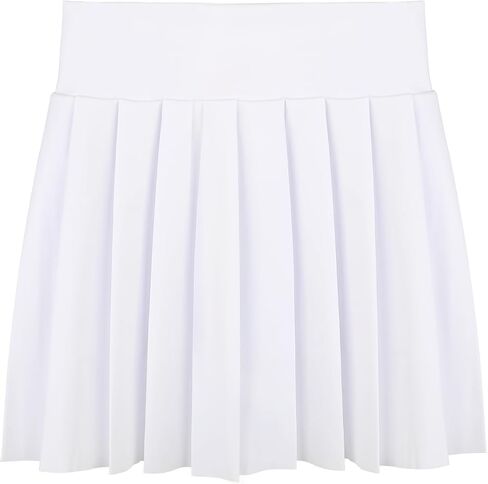 Girls Tennis Skirt Athletic Plate Skort A-Line Kids Golf Skirt مع الجيوب الرياضية السراويل للتشجيع in Kuwait