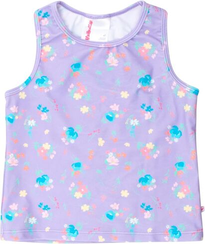 RuffleButts Girls UPF50+ Sun Protected Athletic Active Stretch Tank Top in Saudi Arabia
