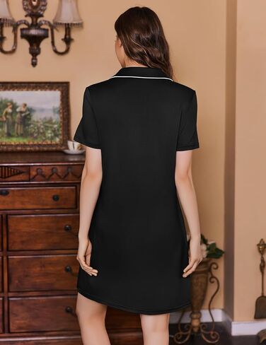 Labor and Delivery Gown Birthing Maternity Pajamas Nightgown Nursing Dress | Breastfeeding dress button design short sleeves labor and delivery hospital stay postpartum nights and home lounging in Saudi Arabia