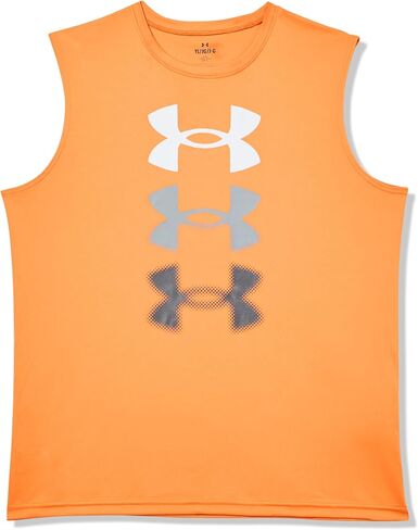 Under Armour Boys' Tech Tri Logo Tank Top in Saudi Arabia