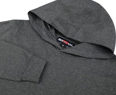 BOCOMAL FR Shirt Hooded T Shirts Midweight Fire Resistant Summer Hoodie NFPA2112 CAT2 Flame Retardant FRC Welding Work Shirt in Saudi Arabia