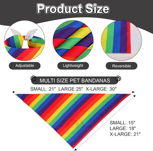 Spring Dog Bandana Xlarge 1pcs ، Blaid Dog Bandana الملون ، وشاح عيد الفصح للصبي والفتاة ، المثلث الصيفي المتين العكسي ل Puppy Pet in Kuwait
