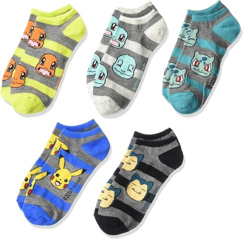 Pokemon Boys 5 Pack No Show Socks in Kuwait