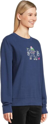 Lilly Pulitzer womens Ballad Long Sleeve Sweatshirt in Kuwait