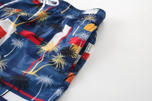 AMIYAN Mens Swim Trunks Hawaiian Beach Shorts Quick Dry Board Shorts Bathing Suits Swimwear with Mesh Lining Pockets in Saudi Arabia