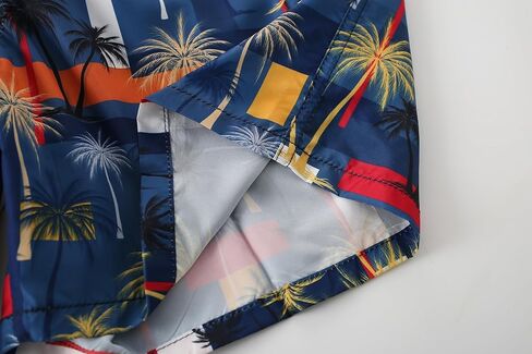 AMIYAN Mens Swim Trunks Hawaiian Beach Shorts Quick Dry Board Shorts Bathing Suits Swimwear with Mesh Lining Pockets in Saudi Arabia