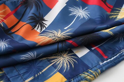 AMIYAN Mens Swim Trunks Hawaiian Beach Shorts Quick Dry Board Shorts Bathing Suits Swimwear with Mesh Lining Pockets in Saudi Arabia