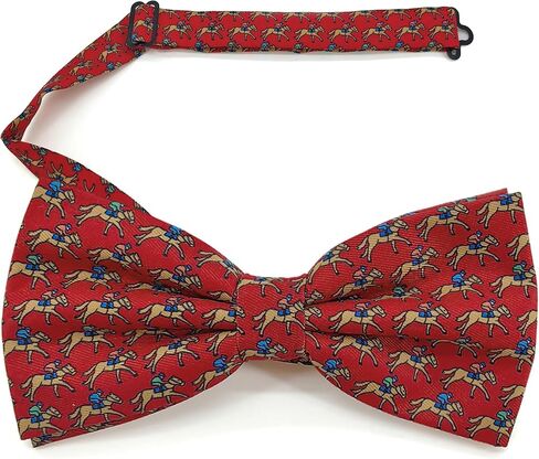PenSee Horse Racing Bow Tie Men's Horse Animal Men's BowTie 4.7 inch (12cm) Festive Novelty in Kuwait