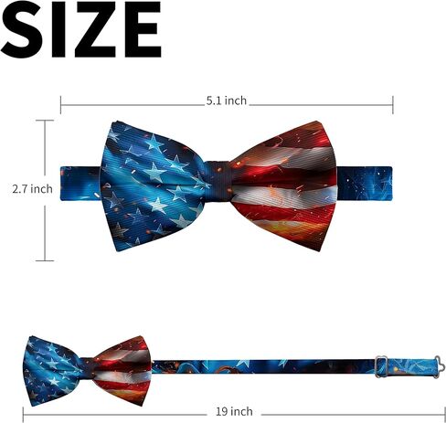 Bowtie for Men, Men Pre-Tie Bow Tie Classic Formal Tuxedo Bowties for Wedding Party in Kuwait