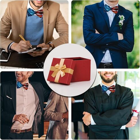 Bowtie for Men, Men Pre-Tie Bow Tie Classic Formal Tuxedo Bowties for Wedding Party in Kuwait
