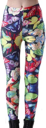 Sister Amy Women's Digital Galaxy Printted Ankle Elastic Tights Legging in Kuwait