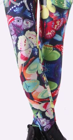 Sister Amy Women's Digital Galaxy Printted Ankle Elastic Tights Legging in Kuwait