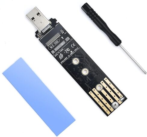 ELUTENG NVME to USB Adapter M.2 NVME Hard Drive USB3.1 Gen2 10Gbps USB to NVME PCI-E Converter Reader M Key Support UASP for 2280 2260 2242 2230 SSD (Only for M.2 NVME) in Kuwait