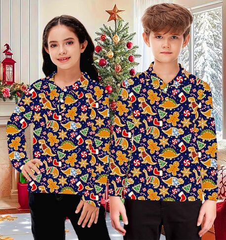 Remimi Kids Mardi Gras Print Polo Shirt St Patricks Day Collared قمصان من 5 إلى 14 عامًا in Kuwait