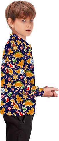 Remimi Kids Mardi Gras Print Polo Shirt St Patricks Day Collared قمصان من 5 إلى 14 عامًا in Kuwait