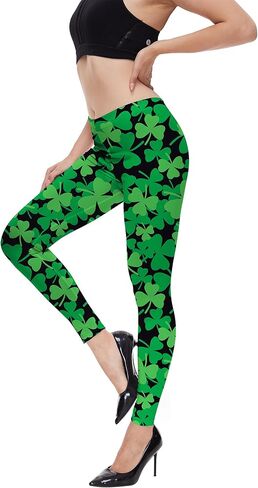 TMSD Women's Graphic Graphic High Weist Leggings نحيل in Kuwait