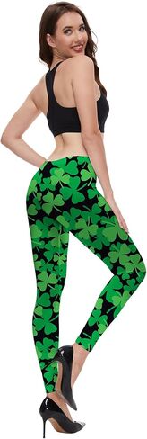 TMSD Women's Graphic Graphic High Weist Leggings نحيل in Kuwait