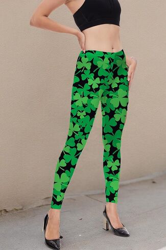 TMSD Women's Graphic Graphic High Weist Leggings نحيل in Kuwait