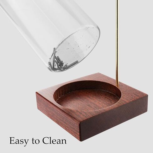 Incense Holder,Wooden Incense Holder for Sticks with 20 Incense Sticks, Anti-ash Incense Burner with Glass Ash Catcher for Meditation Yoga Spa Gift Home Decor in Kuwait