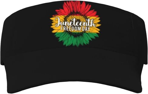 Juneteenth Celebrate Freedom African American Hat for Women Men Sun Visors Cap Adjustable Summer Beach Hats in Kuwait