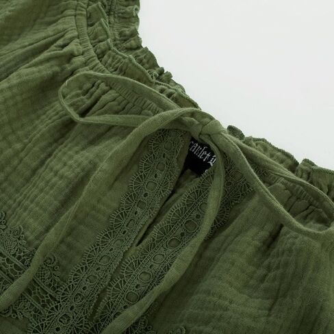 Scarlet Darkness Renaissance Shirt Women Summer Crew Neck Short Sleeve Peasant Tops in Kuwait