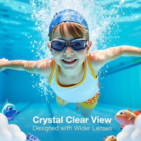 Braylin Kids Swim Goggles, 2-Pack Swimming Goggles for Children, Teens, Boys or Girls, UV Protection Swim Pool Goggle in Saudi Arabia