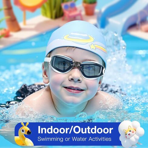 Braylin Kids Swim Goggles, 2-Pack Swimming Goggles for Children, Teens, Boys or Girls, UV Protection Swim Pool Goggle in Saudi Arabia