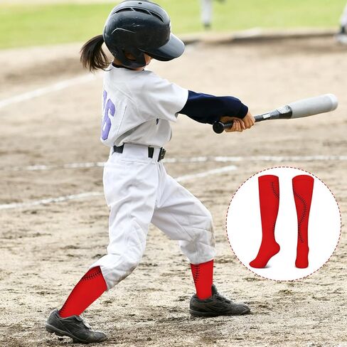 Xtinmee 6 أزواج فتاة Softball Socks Neon Pink Sport Sock Gifts for Girls Team Stuff in Kuwait