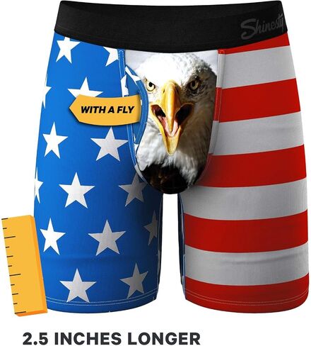 Hammock Support Long Leg Boxer Briefs for Men | Anti-Chafing, Moisture Wicking, Breathable 3 Pack in Kuwait