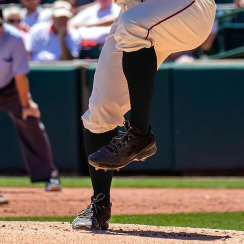 2 Pairs Baseball Soccer Softball Socks for Youth Adult Over-the-Calf Knee High Socks for Boy Girl in Kuwait