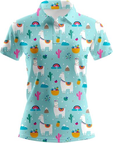 Womens Golf Shirt Funny Golf Shirts for Woman Short Sleeve Shirts for Tennis in Kuwait
