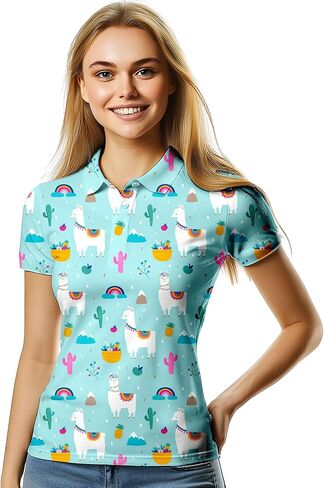 Womens Golf Shirt Funny Golf Shirts for Woman Short Sleeve Shirts for Tennis in Kuwait