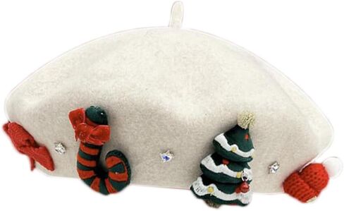 DANMY Santa Hat, Christmas hat, Wool Christmas hat, Santa Hat Adult Women Young Girls Holiday Party in Saudi Arabia