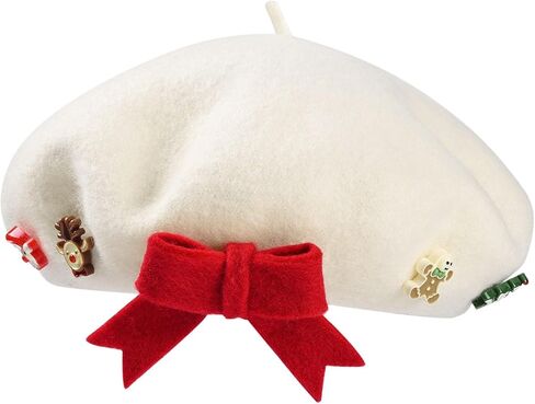 DANMY Santa Hat, Christmas hat, Wool Christmas hat, Santa Hat Adult Women Young Girls Holiday Party in Saudi Arabia