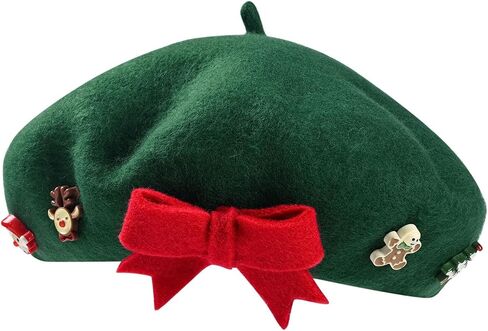 DANMY Santa Hat, Christmas hat, Wool Christmas hat, Santa Hat Adult Women Young Girls Holiday Party in Saudi Arabia